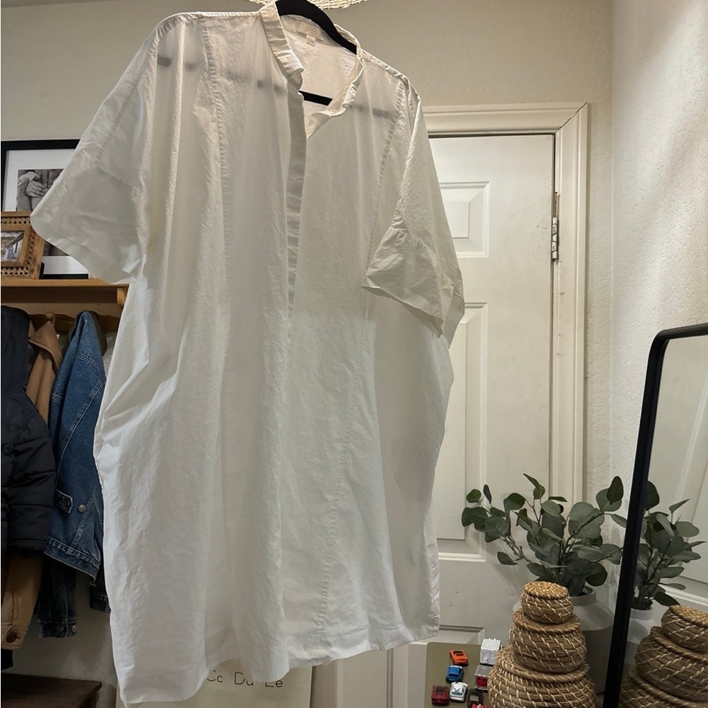 COS collared tshirt dress 100% cotton size 12